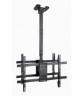 TooQ Soporte de Techo para 2 Pantallas 43"-86", Negro