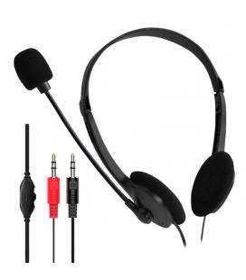 Iggual auriculares con micro 2 x 3.5 mm easy call