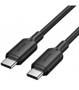 Cable usb 2.0 tipo-c 3a vention trcbh/ usb tipo-c macho - usb tipo-c macho/ hasta 60w/ 480mbps/ 2m/ negro