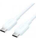 Cable usb 2.0 tipo-c 3a vention trcsh/ usb tipo-c macho - usb tipo-c macho/ hasta 60w/ 480mbps/ 2m/ azul