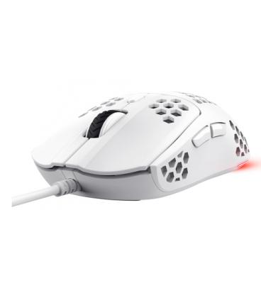 Ratón Gaming Trust Gaming GXT 929W Helox/ Hasta 6400 DPI/ Blanco