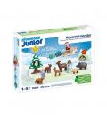 Playmobil junior: calendario de adviento navidad en la nieve