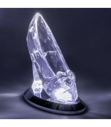 Lámpara 3d paladone cenicienta zapato de cristal