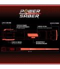 Power saber rojo