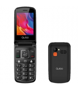 Teléfono móvil qubo p-210nwbkc para personas mayores/ negro