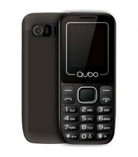 Teléfono móvil qubo p-180bk para personas mayores/ negro