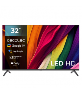 TELEVISION LED 32" CECOTEC HD GOOGLE TV AUDIO GOOGLE VOICE ASSITANT CHROMECAST