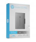 Disco duro externo ssd hp p900 512gb usb tipo c gris