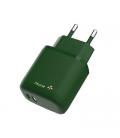 CARGADOR HUNE ECO 2 PUERTOS 20W USB-C USB-A BOSQUE