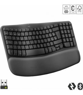 Teclado Logitech Wave Keys Bluetooth Negro