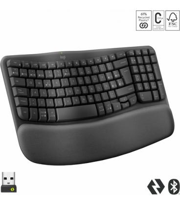 Teclado Logitech Wave Keys Bluetooth Negro