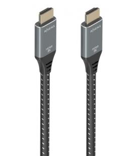 Cable HDMI 2.1 8K Aisens A150-0876/ HDMI Macho - HDMI Macho/ 5m/ Gris y Negro