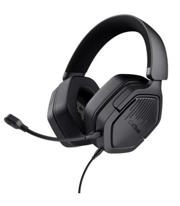 Auriculares gaming con micrófono trust gaming gxt 492 carus/ jack 3.5/ negros