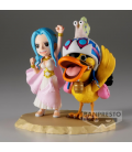 Figura banpresto: one piece log stories vivi y karoo