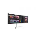 Monitor Gaming Ultrapanorámico Curvo LG UltraGear 49WQ95C-W 49"/ Dual QHD/ Multimedia/ Regulable en altura/ Blanco