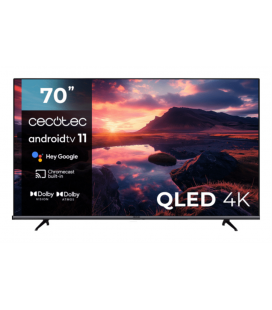 TELEVISIONN QLED 70" 4K UHD ANDROID TV 11 CHROMECAST GOOGLE ASSISTANT