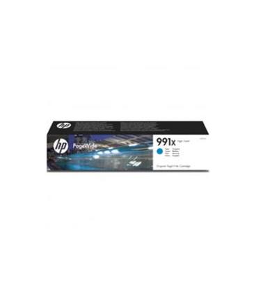 HP Cartucho Original PageWide 991X de alta capacidad cian