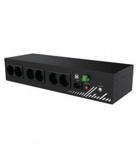 Unidad de Distribución para Alimentación Phasak COMPACT 800 VA/ 9A/ 8x Schuko/ Formato Rack 2U