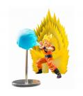 Figura tamashii nations sh figuarts dragon ball z super saiyan son goku's set teleport kamehameha 15cm