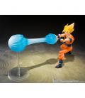 Figura tamashii nations sh figuarts dragon ball z super saiyan son goku's set teleport kamehameha 15cm