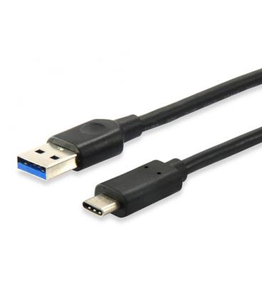 Equip 128345 cable USB USB 3.2 Gen 1 (3.1 Gen 1) 0,5 m USB C USB A Negro