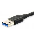 Equip 128345 cable USB USB 3.2 Gen 1 (3.1 Gen 1) 0,5 m USB C USB A Negro