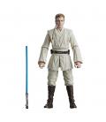 Figura hasbro star wars the black series archive obi - wan kenobi (padawan)