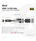 CABLE CLUB3D HDMI A VGA