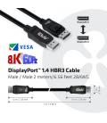 CABLE CLUB3D DISPLAYPORT 1.4