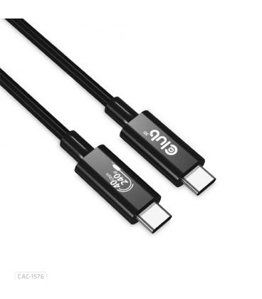 CABLE CLUB3D CERTIFICADO USB4 GEN3X2 TIPO-C 1M