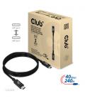 CABLE CLUB3D CERTIFICADO USB4 GEN3X2 TIPO-C 1M