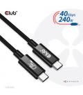 CABLE CLUB3D CERTIFICADO USB4 GEN3X2 TIPO-C 1M