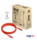 CABLE CARGA CLUB3D CERTIFICADO USB2 TIPO-C 2M