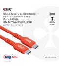 CABLE CARGA CLUB3D CERTIFICADO USB2 TIPO-C 2M