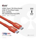 CABLE CARGA CLUB3D CERTIFICADO USB2 TIPO-C 3M