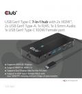 HUB USB CLUB3D GEN1 TIPO-C 7 EN 1