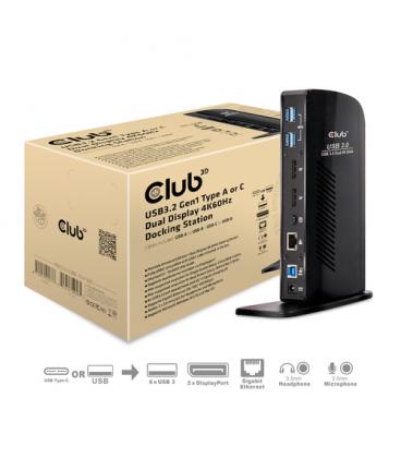 DOCKING STATION USB 3.2 CLUB3D GEN1 TIPO A / C