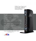 DOCKING STATION USB 3.2 CLUB3D GEN1 TIPO A / C