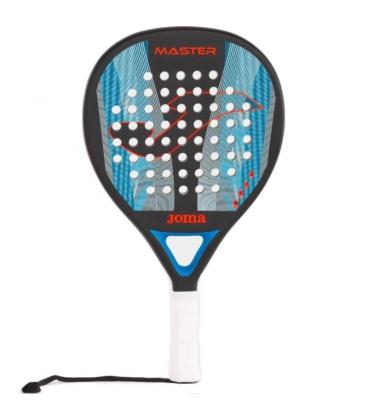 Pala de pádel joma master/ negra y turquesa flúor