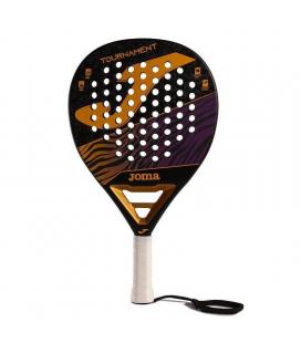 Pala de pádel joma tournament/ negra y naranja