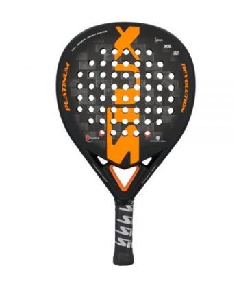 Pala de pádel siux platinum revolution 24k/ negra y naranja