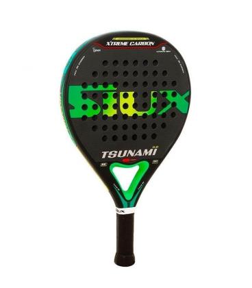 Pala de pádel siux tsunami 5.0 3k/ negra y verde