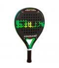 Pala de pádel siux tsunami 5.0 3k/ negra y verde