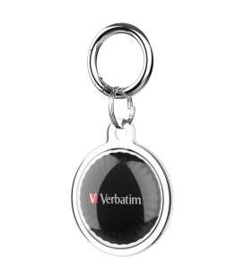 Localizador Verbatim My Finder Coin Bluetooth Tracker MYFC-01B compatible con Apple/ Incluye Llavero y Pila/ Negro