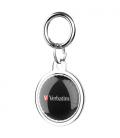 Localizador Verbatim My Finder Coin Bluetooth Tracker MYFC-01B compatible con Apple/ Incluye Llavero y Pila/ Negro