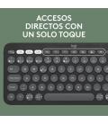 Logitech Pebble 2 Combo teclado Ratón incluido Universal RF Wireless + Bluetooth QWERTY Español Grafito