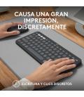 Logitech Pebble 2 Combo teclado Ratón incluido Universal RF Wireless + Bluetooth QWERTY Español Grafito