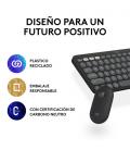 Logitech Pebble 2 Combo teclado Ratón incluido Universal RF Wireless + Bluetooth QWERTY Español Grafito