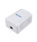 Roseta de superficie equip cat 6a 1 puerto hembra rj45