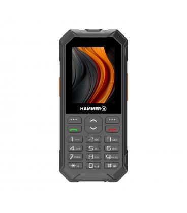 Telefono movil rugerizado hammer 6 2.4pulgadas - 4g - negro